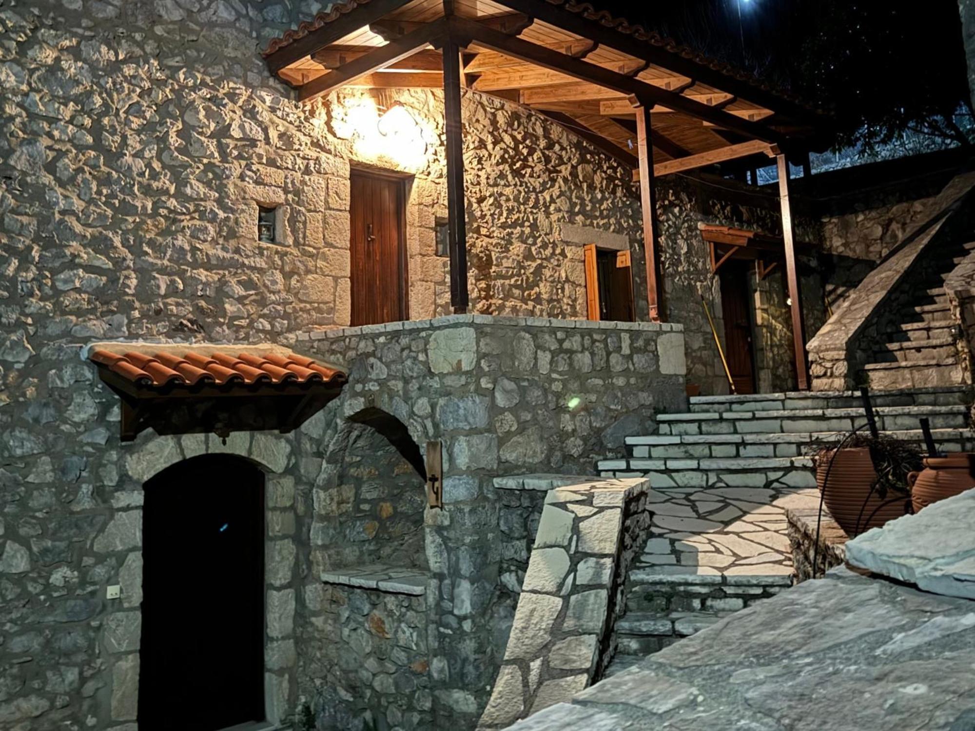 Terra Petra Villa At Psari Trikolonon Gortynia Psárion Exterior foto